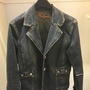 Blazer style denim jacket